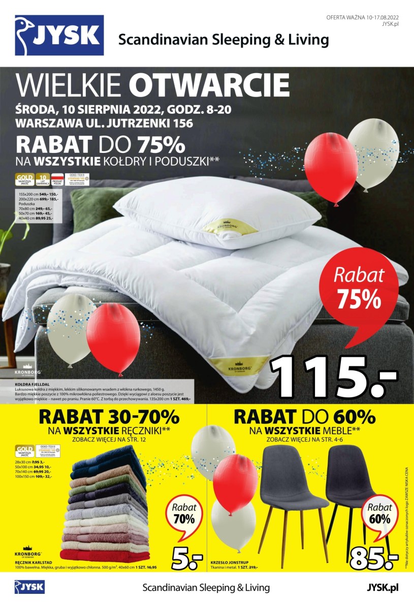 Gazetki Jysk promocje, przeceny Promoceny.pl