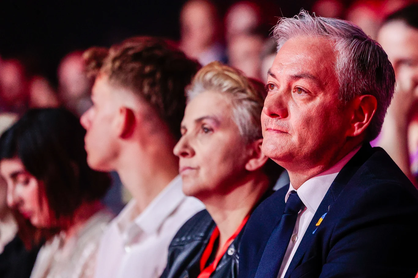 Joanna Scheuring-Wielgus i Robert Biedroń na konwencji Lewicy