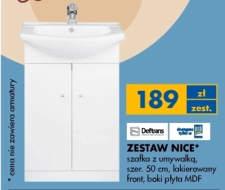 Szafka z umywalką Deftrans