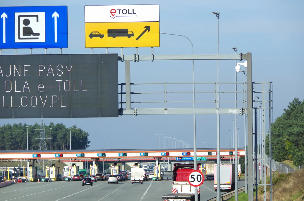 Szlabanów na autostradach już nie ma, ale przejazd jest płatny