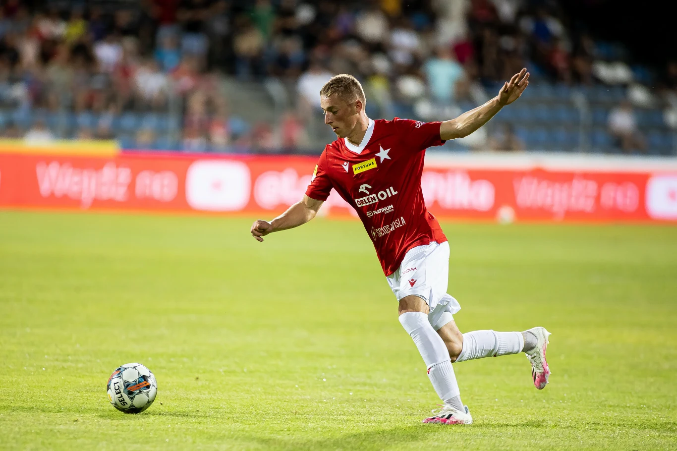 05.08.2022 Opole 4. kolejka Fortuna 1. Ligi Odra Opole - Wisla Krakow N/z Krystian Wachowiak Fot. Mateusz Birecki/REPORTER