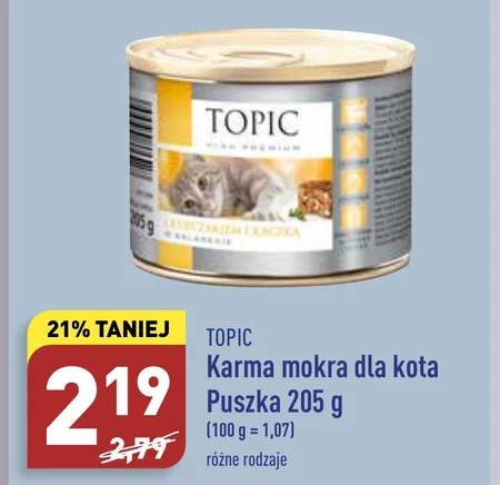 Karma dla kota Topic