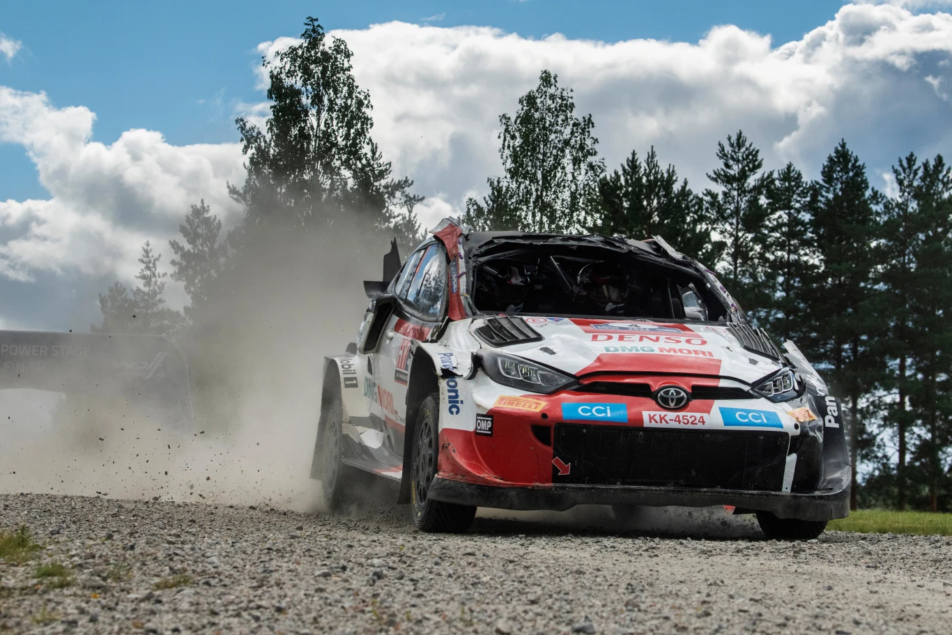 Esapekka Lappi/Janne Ferm na trasie