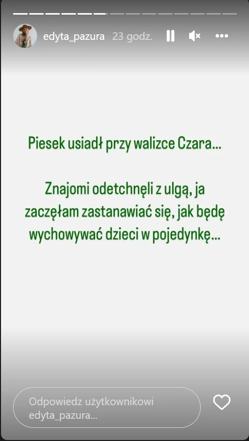 Edyta Pazura: www.instagram.com/edyta_pazura/