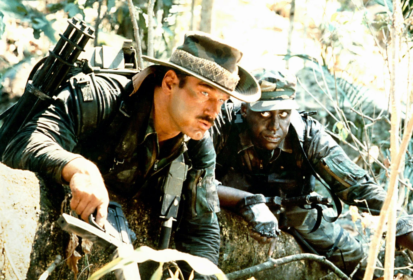 Jesse Ventura w scenie z "Predatora" Jesse Ventura w scenie z "Predatora"