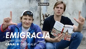 Tomasz Włosok i Michał Balicki zagrają bohaterów serialu "Emigranci", fot. z oficjalnego profilu Canal+ na Facebooku