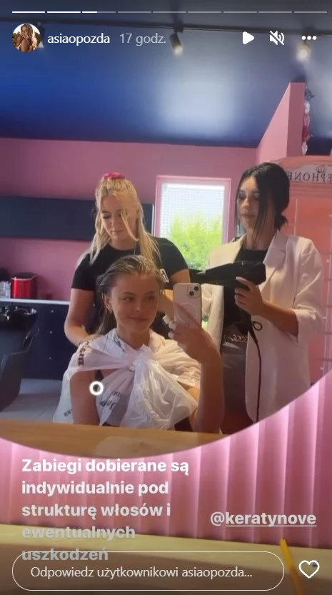 Joanna Opozda powierzyła swoje włosy specjalistom