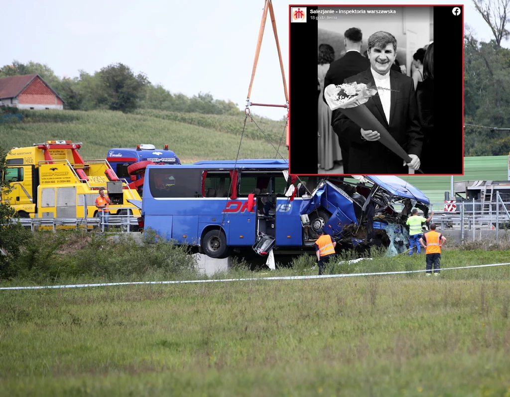 W wypadku polskiego autokaru zginął ks. Grzegorz Radziszewski