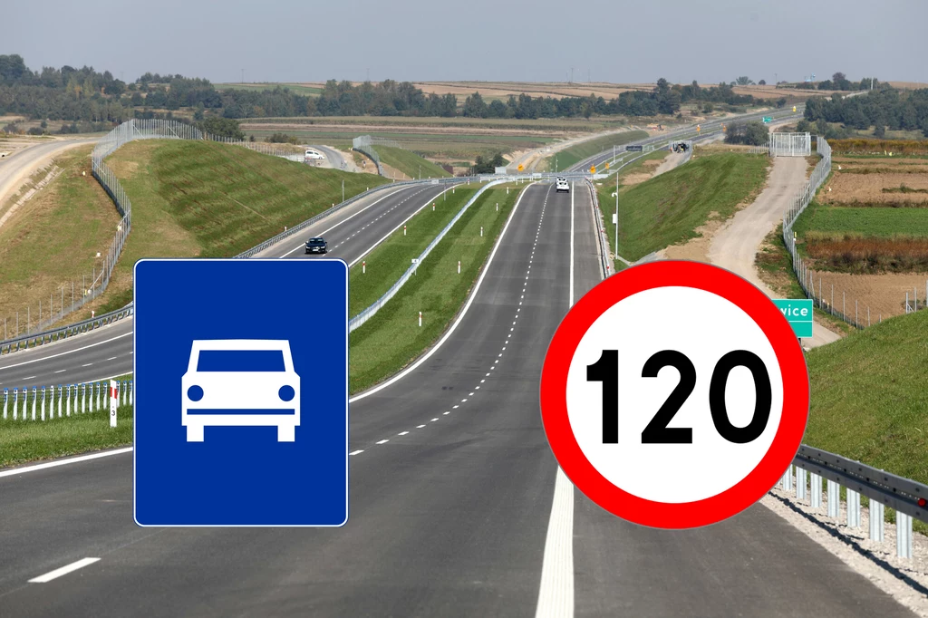 Prędkość maksymalna na drodze ekspresowej wynosi 120 km/h? Czasem można się zdziwić