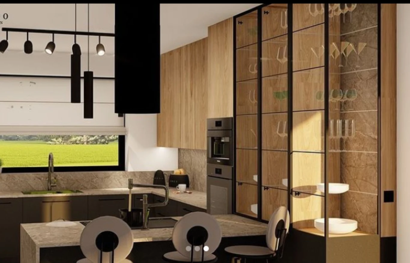 Wizualizacja kuchni, fot. https://www.instagram.com/ania.bardowska/?hl=pl