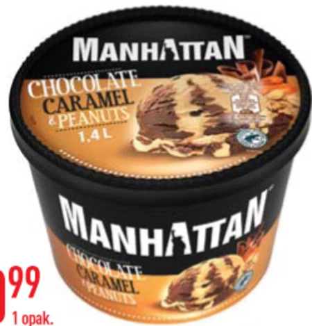 Manhattan Lody bananowe i czekoladowe 1400 ml