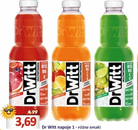 DrWitt Premium Odporność Sok 100% pomarańcza 1 l