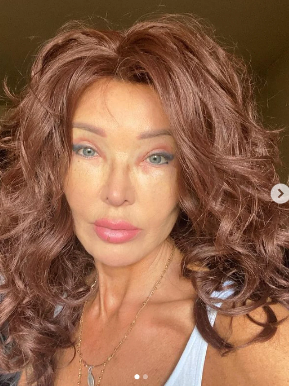 Ewa Minge po zażyciu leków przeciwalegricznych, fot. https://www.instagram.com/eva_minge/