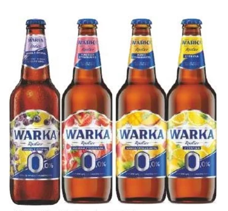 Warka Radler Mix piwa 0 % i lemoniady cytryna 500 ml