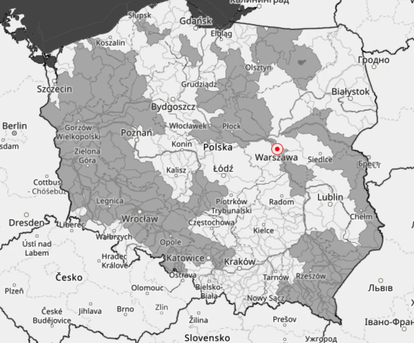 Ostrzeżenia dotyczące suszy hydrologicznej