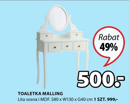 Toaletka Jysk