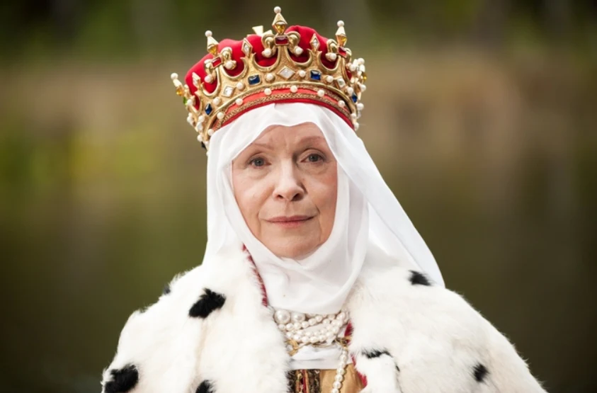 Halina Łabonarska w serialu "Korona królów" Halina Łabonarska w serialu "Korona królów"