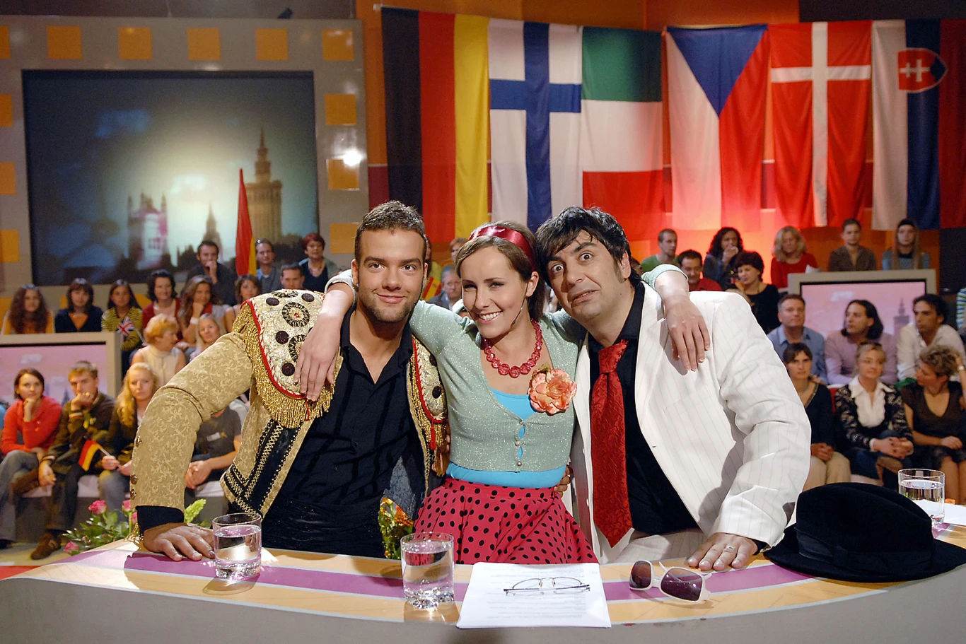 Conrado Moreno, Elisabeth Duda, Paolo Cozza w programie "Europa da się lubić"