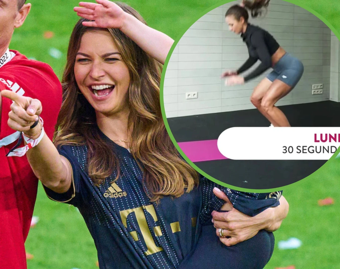 Anna Lewandowska promuje się w Hiszpanii Anna Lewandowska promuje się w Hiszpanii