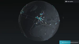 Centra danych, podwodne kable, inwestycje - interaktywna mapa Microsoftu