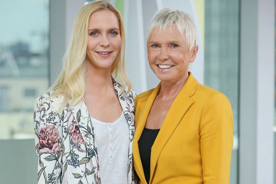 Marianna Janczarska z matką Ewą Błaszczyk