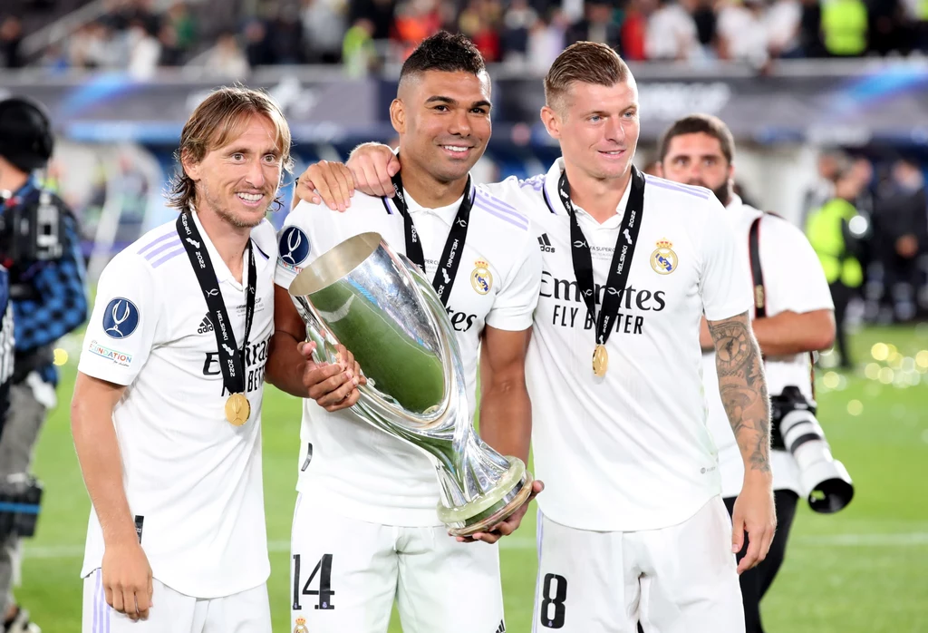 Superpuchar UEFA dla Realu. W środku Brazylijczyk Casemiro, najlepszy piłkarz meczu z Eintrachtem