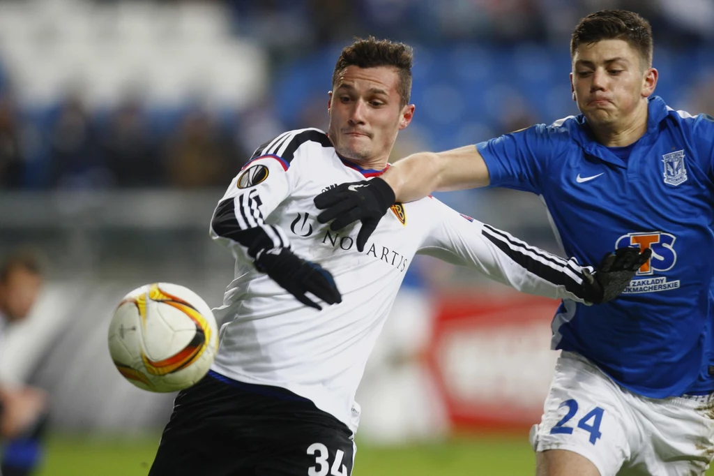 Dawid Kownacki w barwach Lecha Poznań Dawid Kownacki w barwach Lecha Poznań