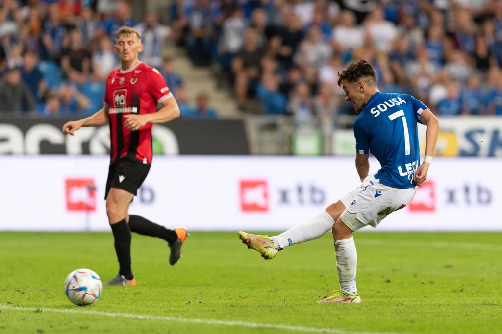 Lech Poznań w meczu z Vikingurem Reykjavik Lech Poznań w meczu z Vikingurem Reykjavik