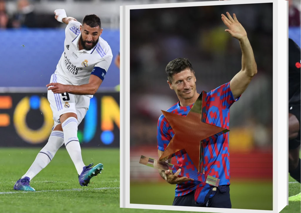 Karim Benzema i Robert Lewandowski Karim Benzema i Robert Lewandowski