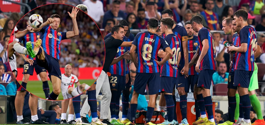 "Żar tropików" na meczu FC Barcelona - Rayo Vallecano