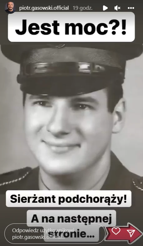 Piotr Gąsowski https://www.instagram.com/piotr.gasowski.official/
