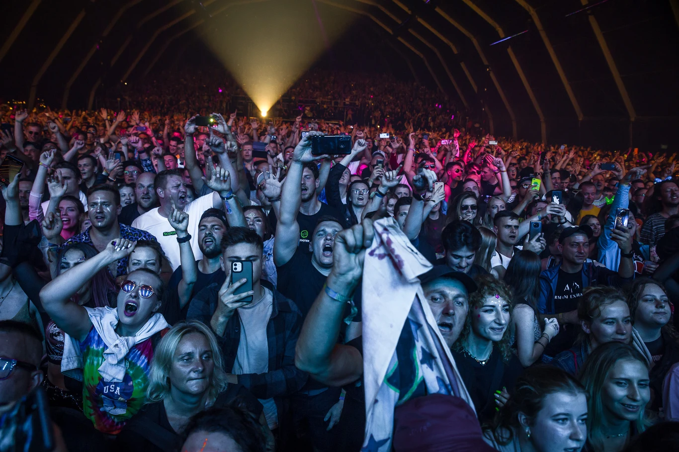 Publiczność Fest Festival na koncercie Scootera