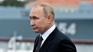 Władimir Putin podczas Święta Marynarki Wojennej Rosji
