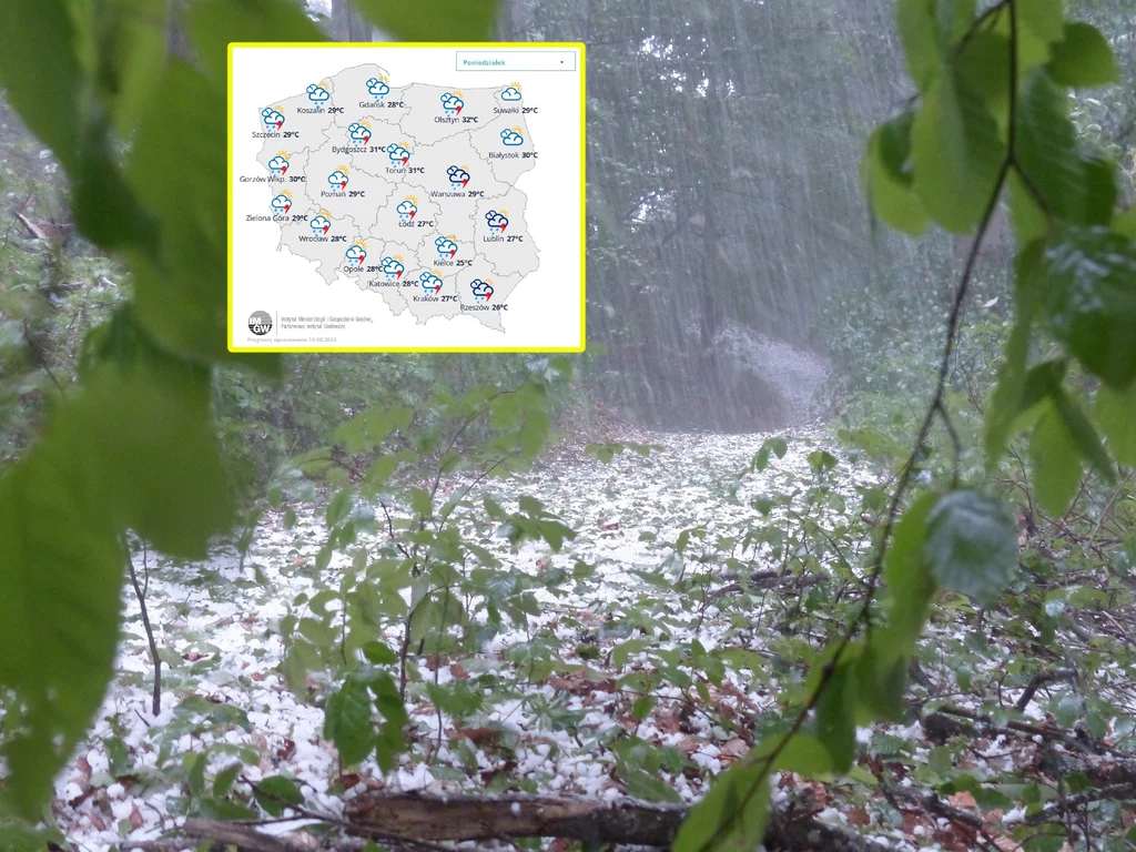 Pogoda. Burze z gradem nad Polską. IMGW ostrzega Pogoda. Burze z gradem nad Polską. IMGW ostrzega