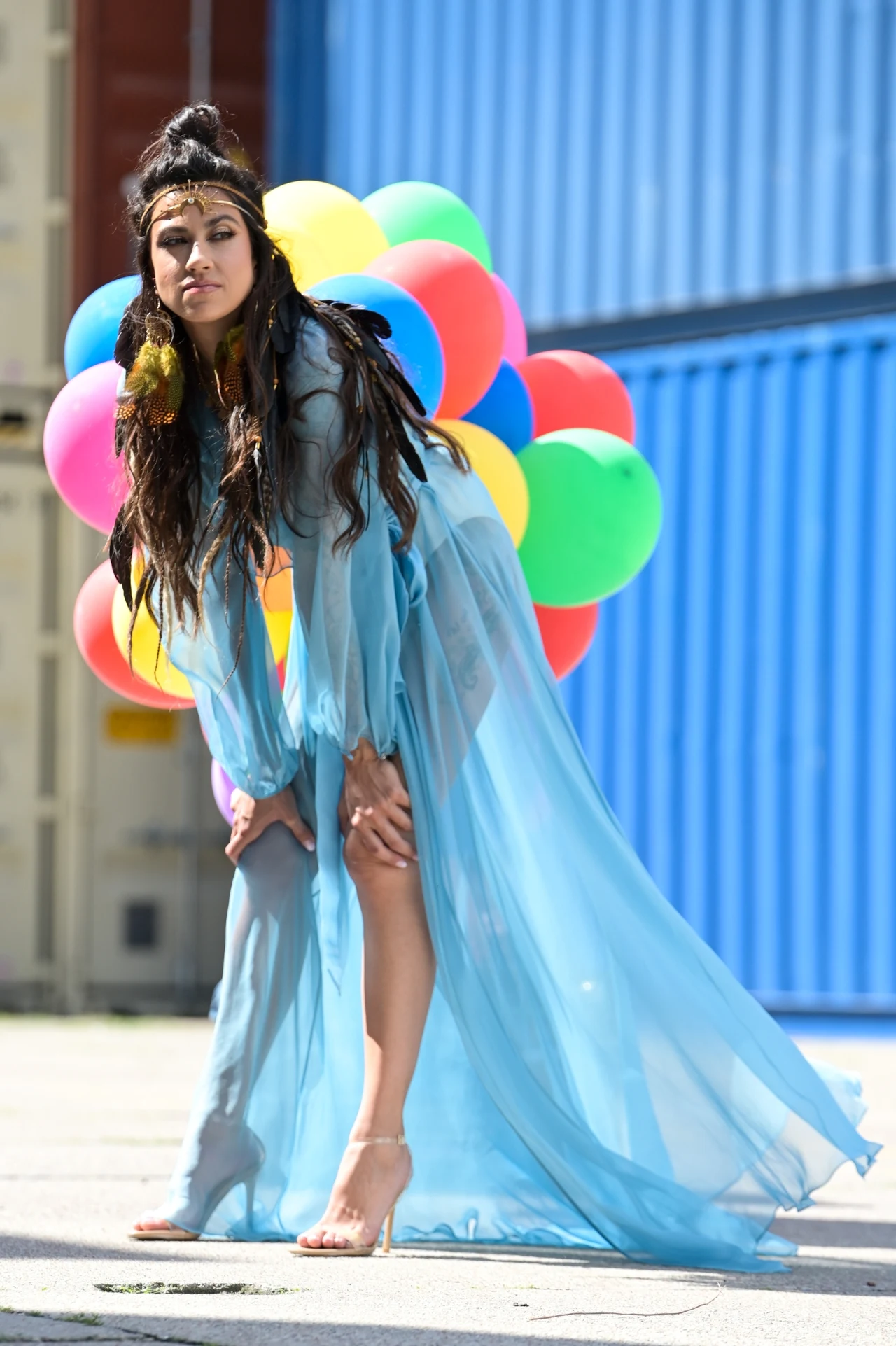 Maja Hyży na planie nowego teledysku Maja Hyży na planie nowego teledysku