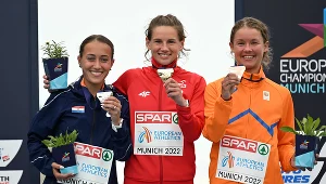 Aleksandra Lisowska odebrała złoty medal za zwycięstwo w maratonie