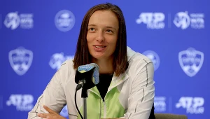 Iga świątek przed startem w turnieju w Cincinnati