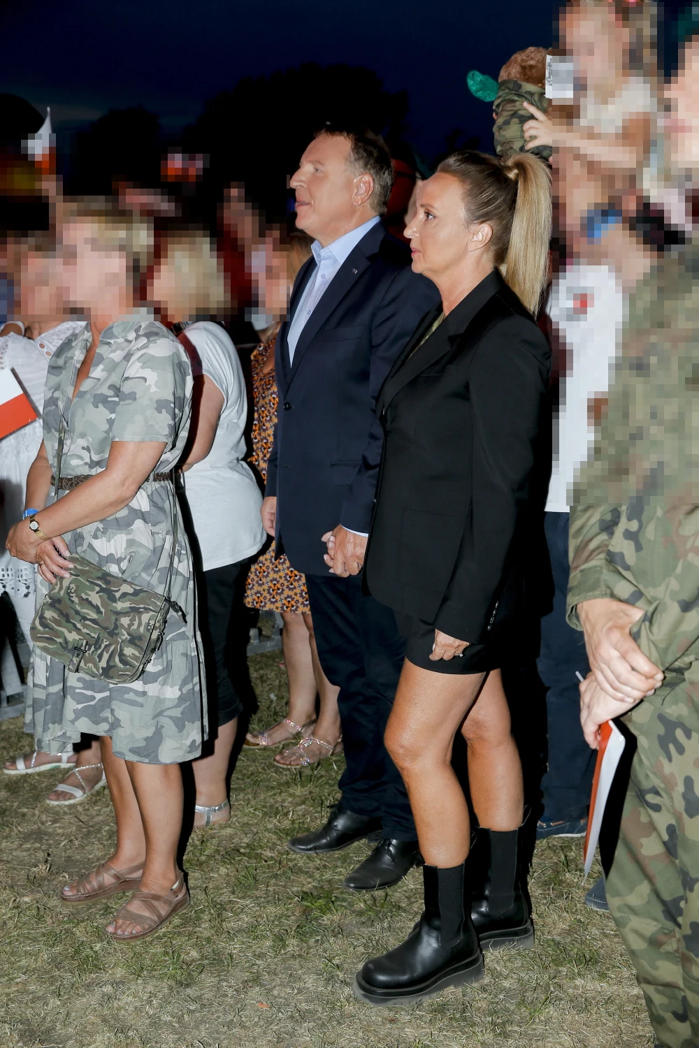 Jacek Kurski z żoną, Koncert piosenki wojskowej państw NATO