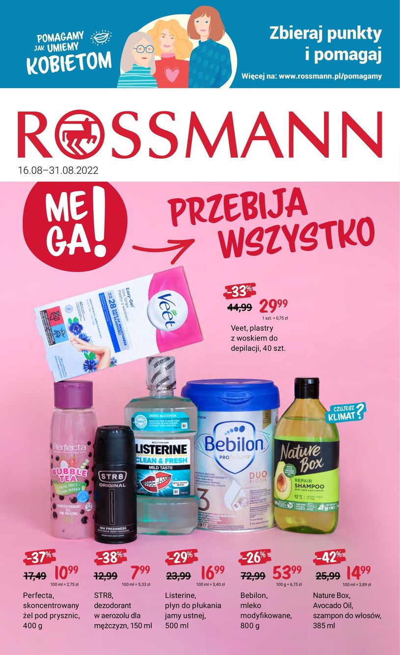 Gazetka promocyjna Rossmann - ważna od 16. 08. 2022 do 31. 08. 2022