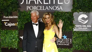 Richard Gere i Alejandra Silva na gali Starlite Porcelanosa