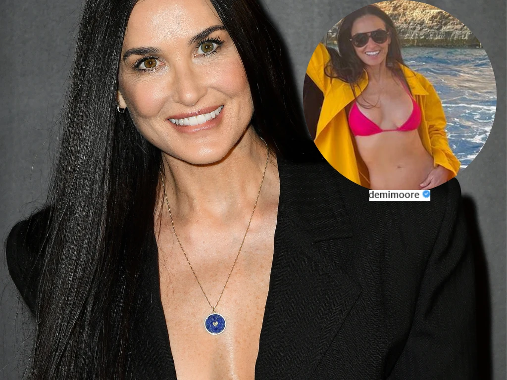59-letnia Demi Moore pręży się w skąpym bikini na IG @demimoore