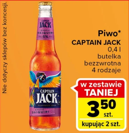Captain Jack Exotic Daiquiri Piwo smakowe 400 ml