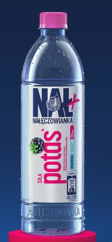Nałęczowianka Nał+ Napój z dodatkiem potasu smak jeżynowy 0,7 l