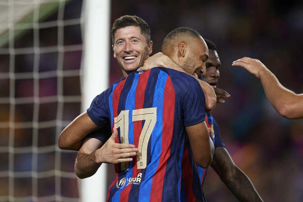 Robert Lewandowski w barwach Barcelony Robert Lewandowski w barwach Barcelony