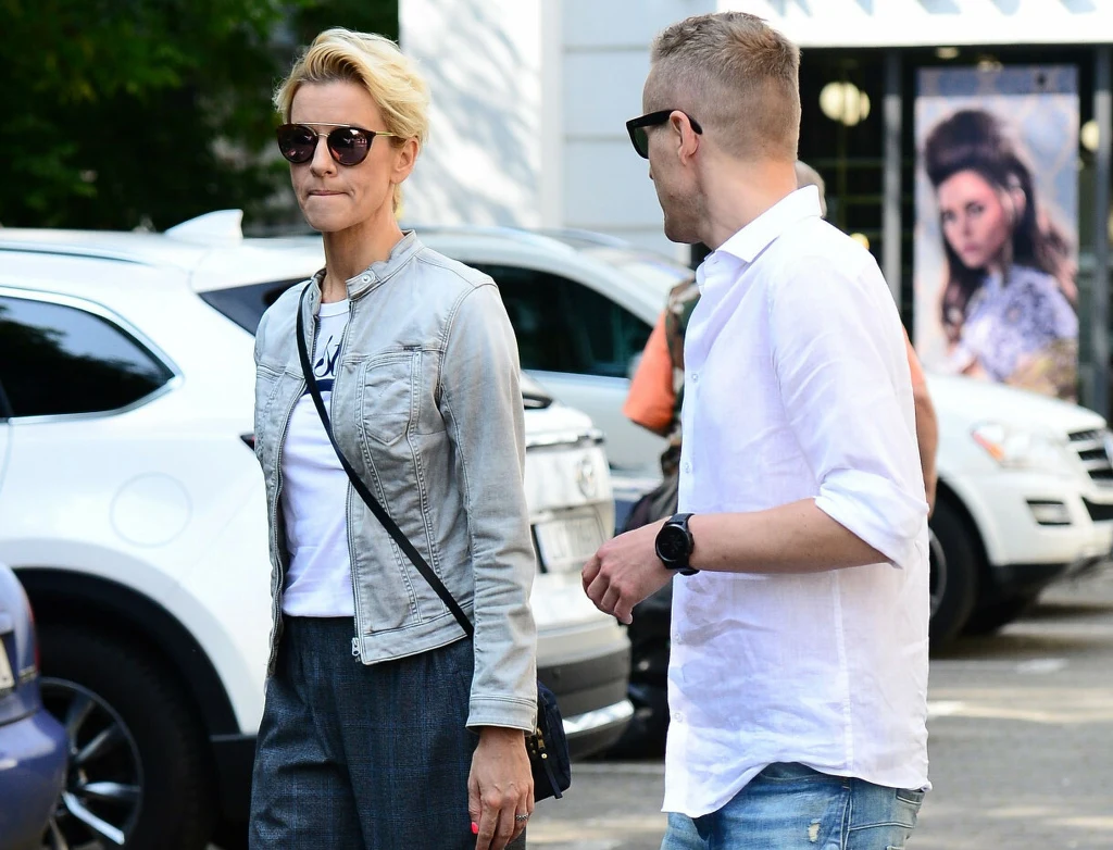 Anita Werner z partnerem Anita Werner z partnerem