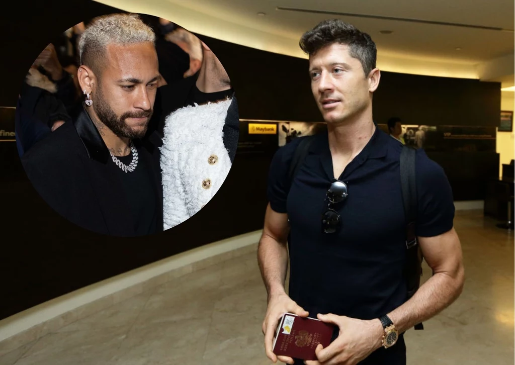 Robert Lewandowski spotkał się z Neymarem Robert Lewandowski spotkał się z Neymarem