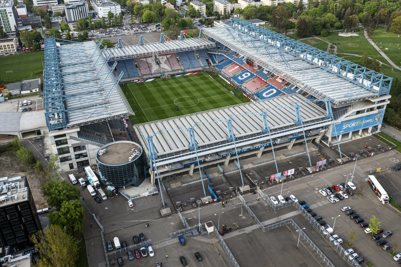 Stadion miejski, na którym gra Wisła Kraków Stadion miejski, na którym gra Wisła Kraków