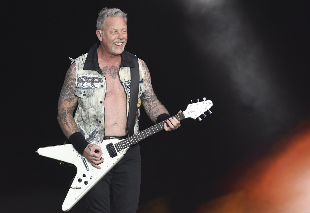 James Hetfield jest liderem zespołu Metallica