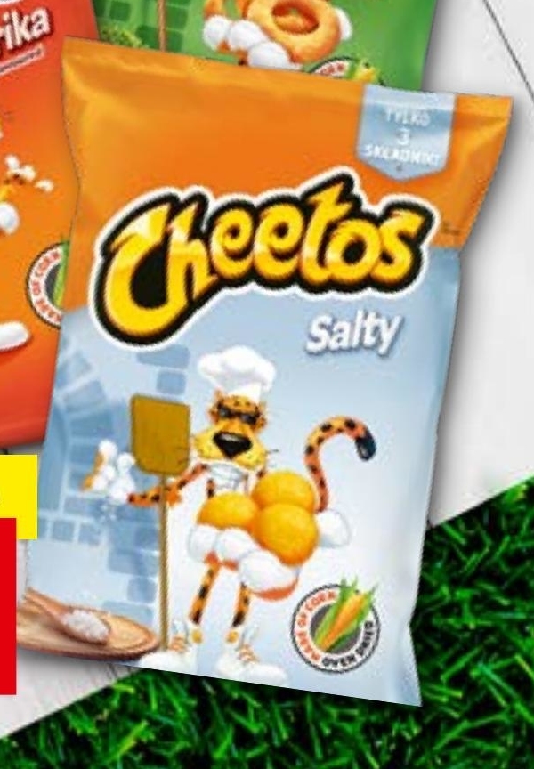 Cheetos Chrupki kukurydziane solone 130 g niska cena