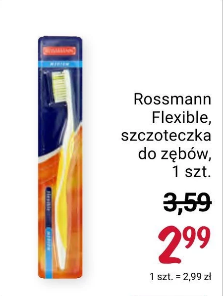 Szczoteczka do zębów Rossmann